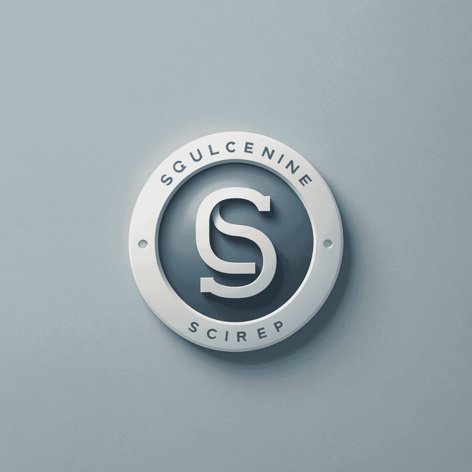 Soft_Tech logo: Un logotipo moderno y minimalista con letras estilizadas en azul brumoso y gris perla, que evoca una sensación de tecnología suave y amigable